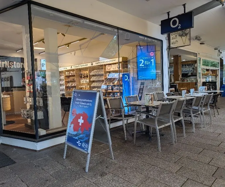 Einblick in den Shop an der Hauptstraße 298